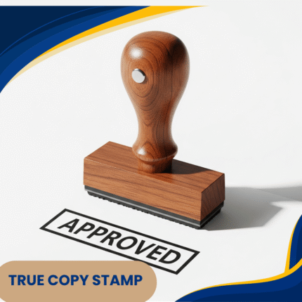 True Copy Rubber Stamp – Official Notary/Legal Use