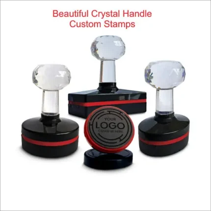 Crystal Handle Custom Stamp